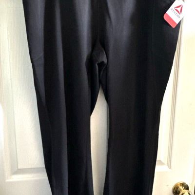 Reebok Black Yoga Pants Leggings Women's Lux 4X Workout Stretch Activewear